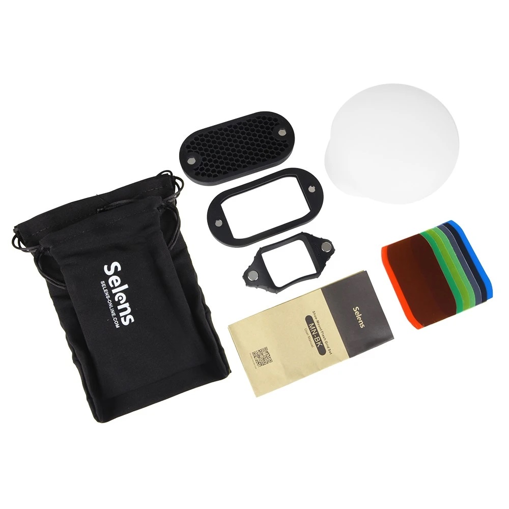 Snoot Flash Modifier - Selens-Grilles en accent d'abeille pour 7