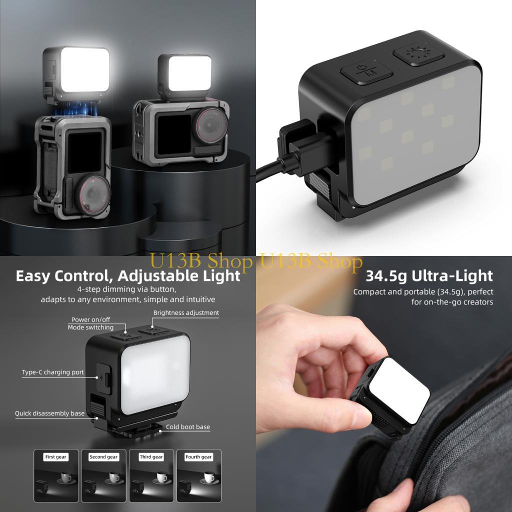 Photography Lighting Reference - Luminosité mini caméra anti-éclaboussures d'U13B IPX4