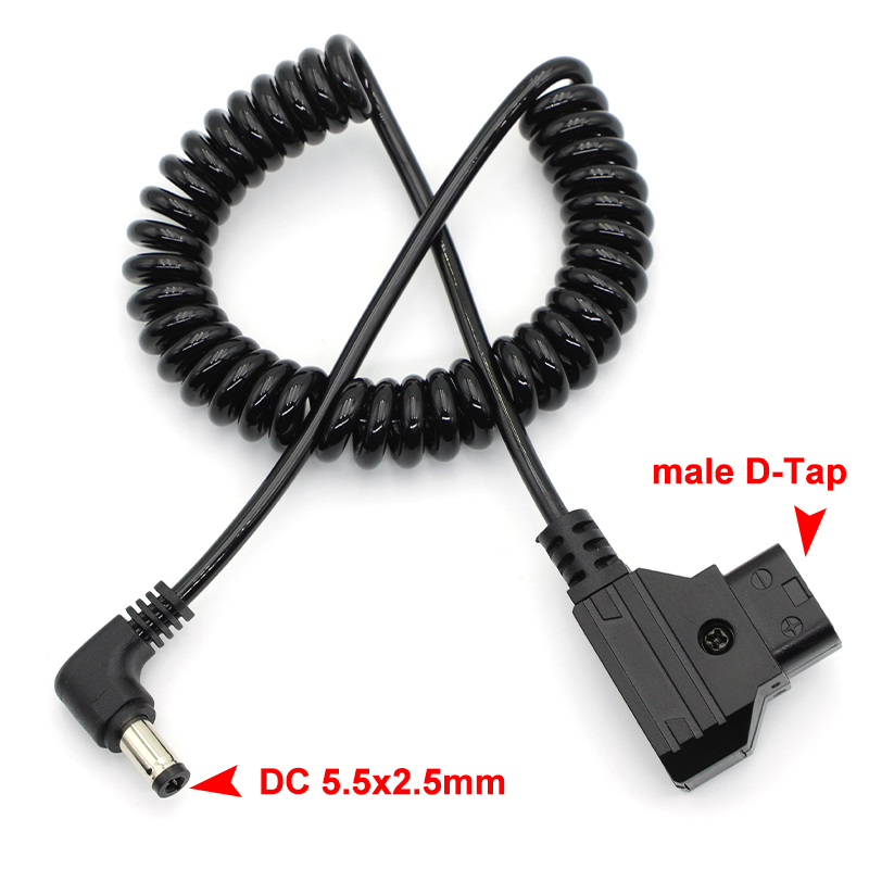 V Mount Battery - Câble d'alimentation D-Tap mâle à angle