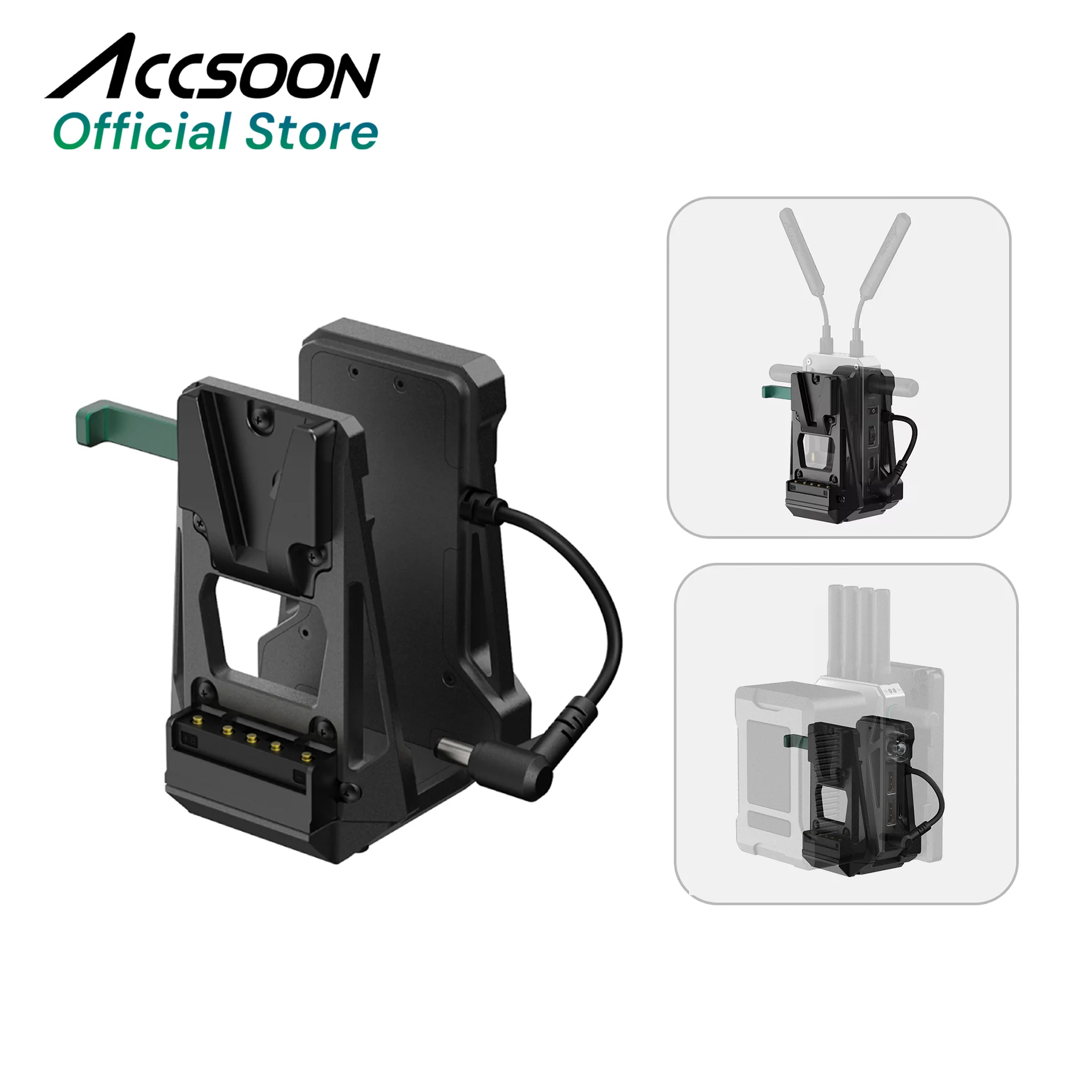 V Mount Battery - Adaptateur V-Lock Accsoon pour batterie V-Lock