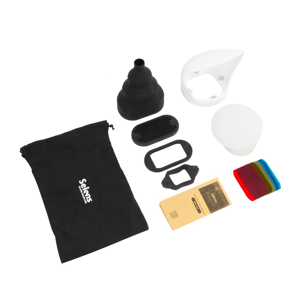 Snoot Flash Modifier - Selens – Kit d'accessoires pour Flash