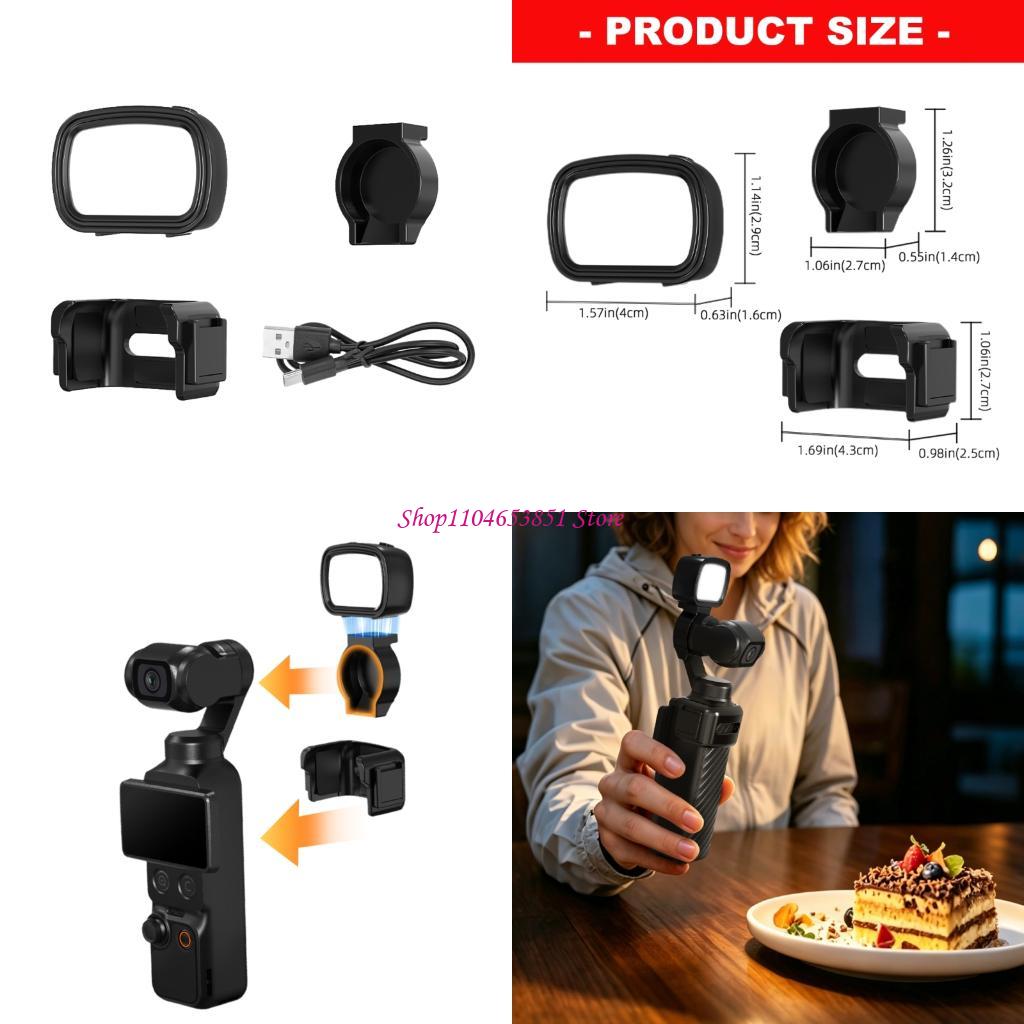 Photography Lighting Reference - Lampe à pince magnétique pour Pocket