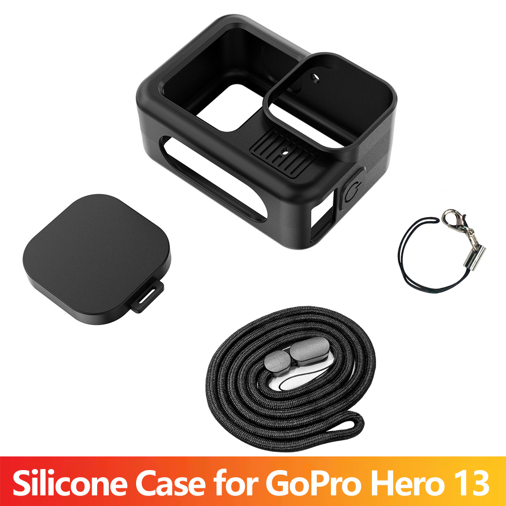 Gopro Action Camera Hero 13 Black - Étui de protection en silicone avec
