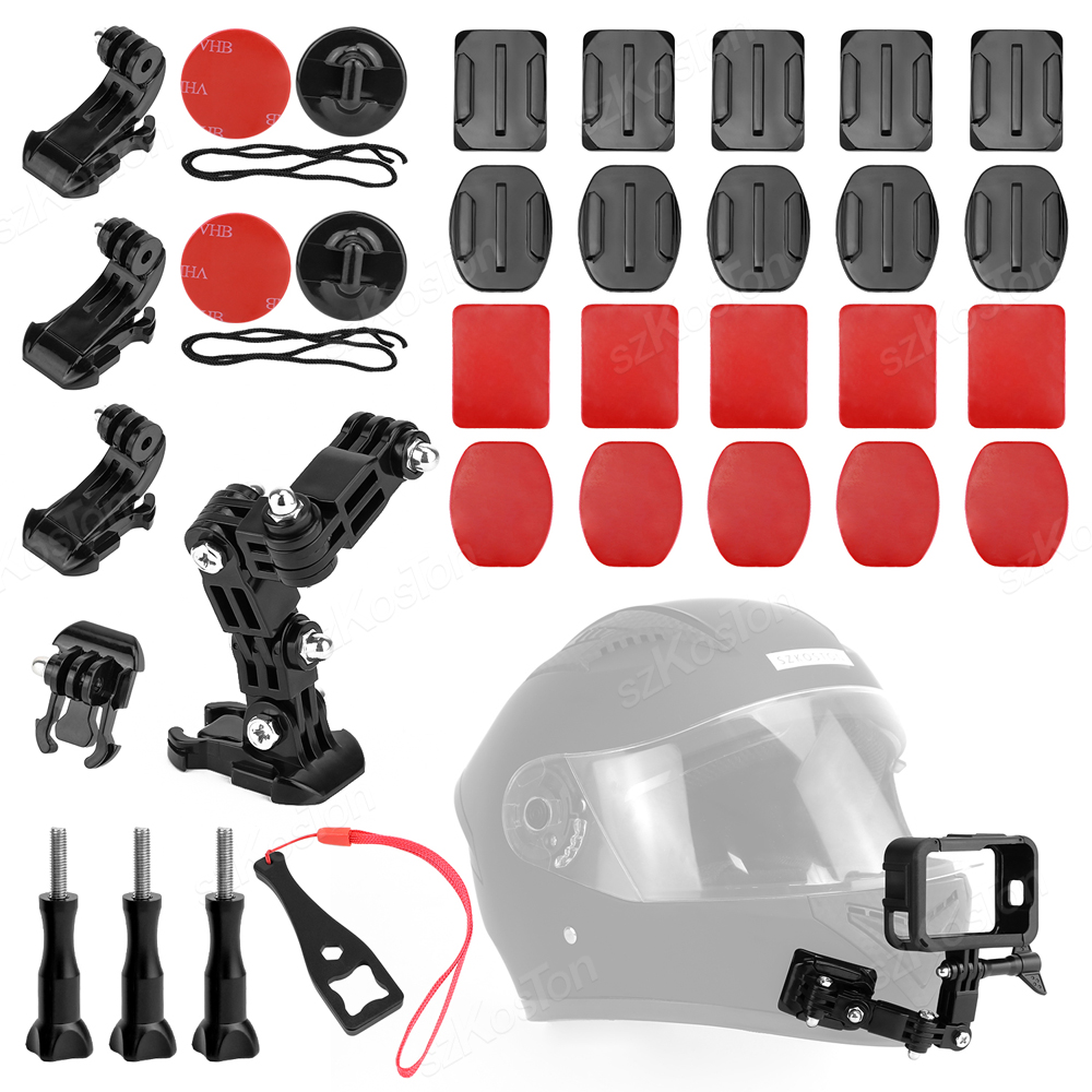 Gopro Action Camera Hero 13 Black - Kits de montage de menton pour