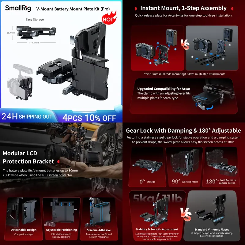 Kit de fixation de batterie V- - V Mount Battery avis et prix
