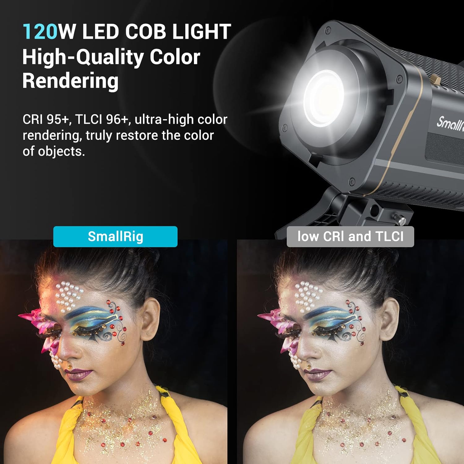 SmallRig RC 120D 120W COB LED  - V Mount Battery avis et prix