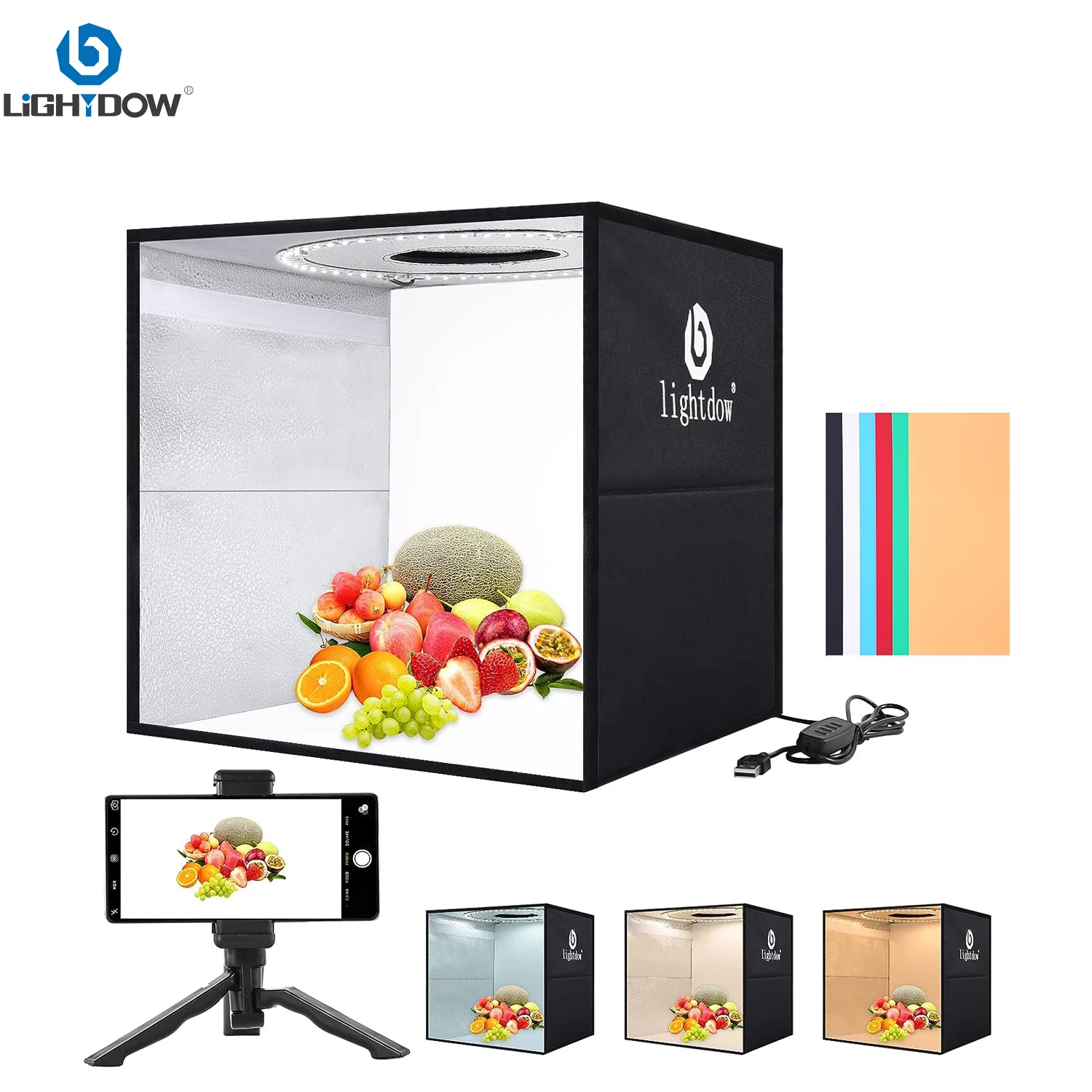 Lightdow-Kit de boîte à lumièr - Photography Lighting Setup avis et prix