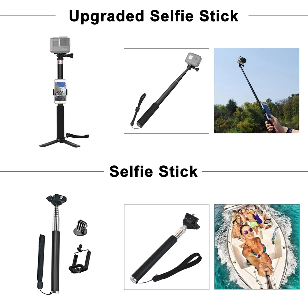Ensemble d'accessoires pour Go - Gopro Action Camera Hero 13 Black avis et prix
