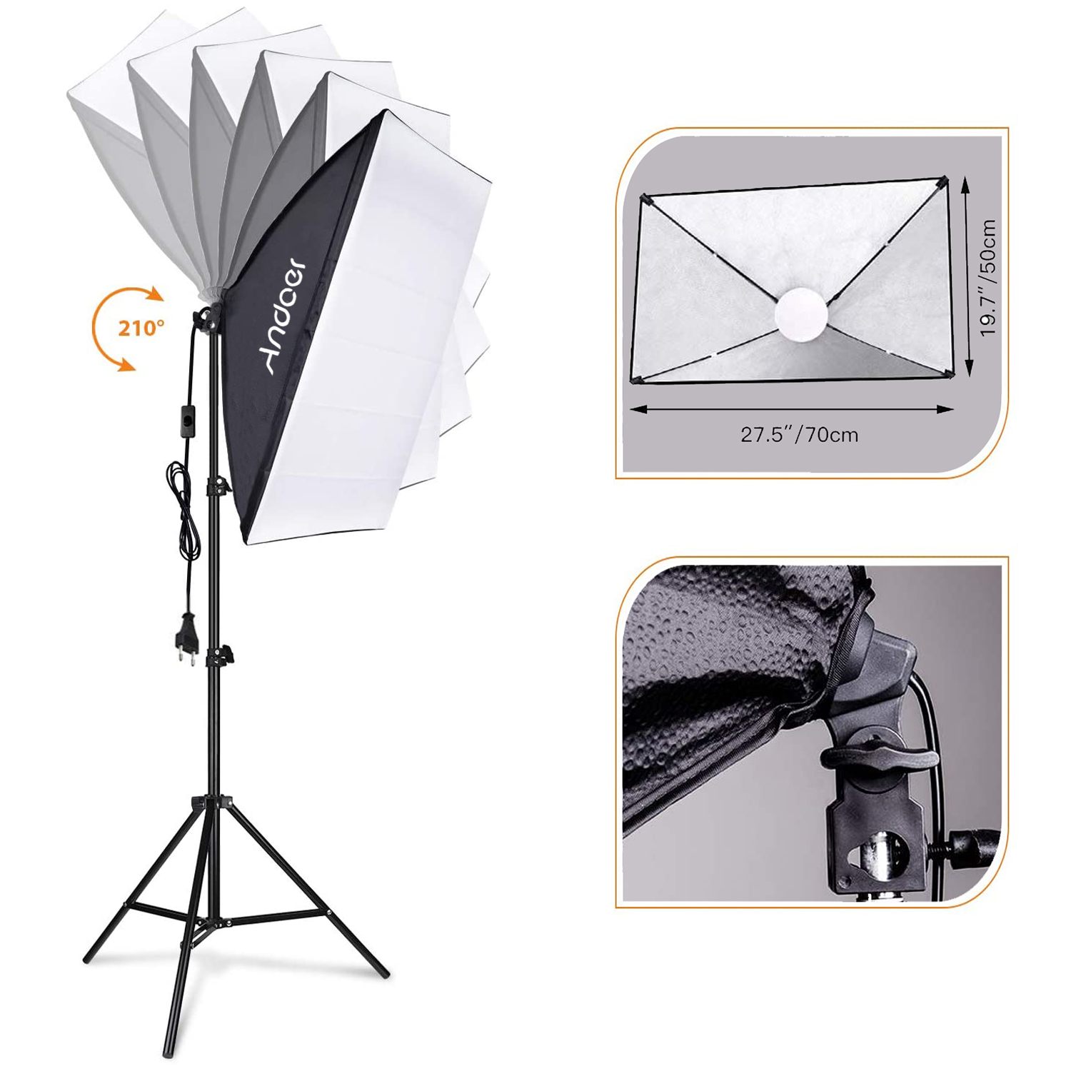 Ensemble d'éclairage Softbox A - Photography Lighting Setup avis et prix