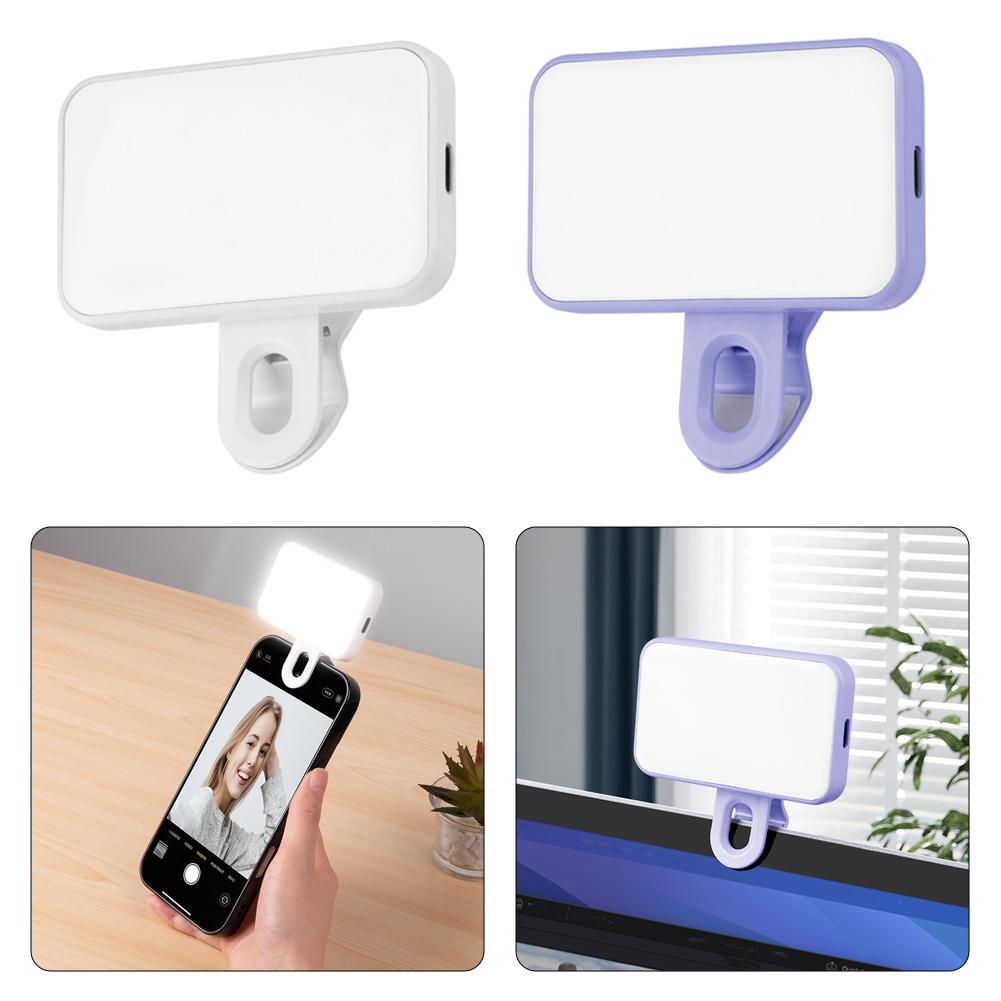 Selfie LED couleur pince lumiè - Photography Mobile Lighting avis et prix