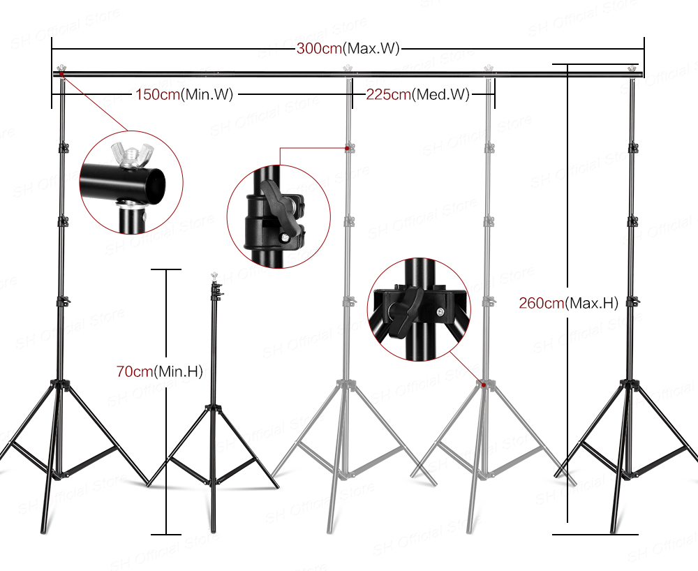 Kit d'éclairage de studio phot - Photography Lighting Setup avis et prix