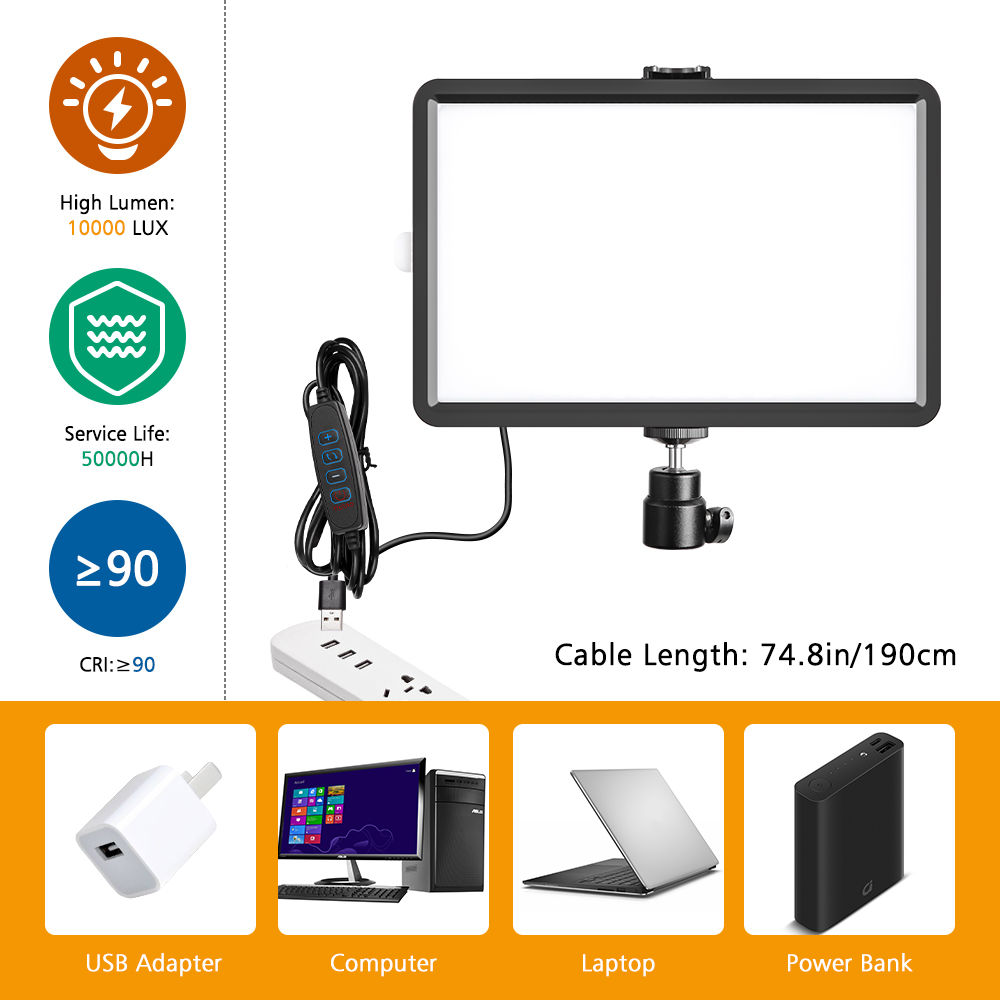 Anneau lumineux LED 16cm, inte - Photography Mobile Lighting avis et prix