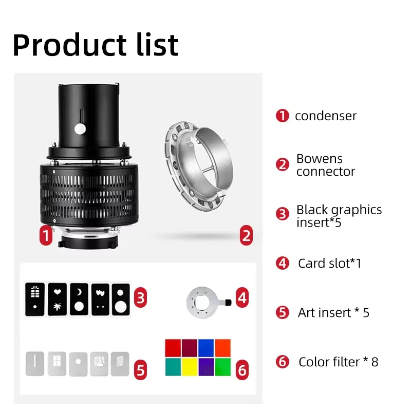 Kit conique optique Bowens Mou - Photography Lighting Brands avis et prix